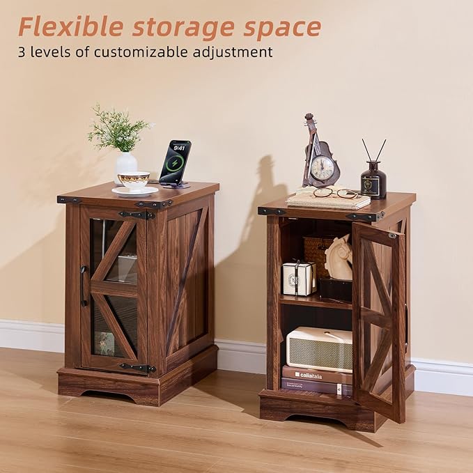 Joaxswe Narrow Night Stand Set 2 - Image 4