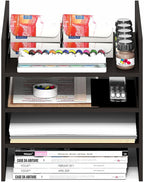 Furinno Cubicle Cube Insert, 3-Shelf Cube Organizer, 3-Tier Shelf Accessory - Image 8