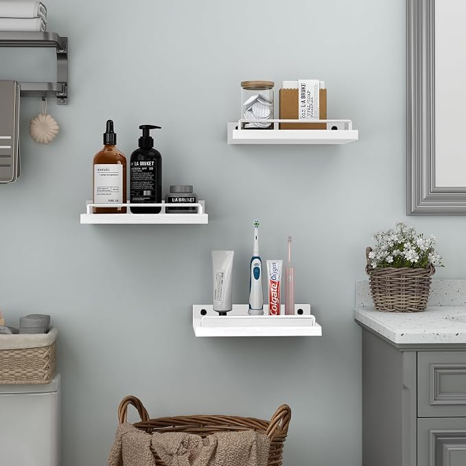 RYOFOBETTO Small Floating Shelf, 6 X 9 Inches Farmhouse Wall Shelves - Image 6