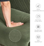 mopio 76.4" Futon Sofa Bed, Sleeper Sofa, Mid Century Modern Futon Couch - Image 4