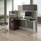Bush Business Furniture Office in an Hour 65W Straight Cubicle Desk - Image 2