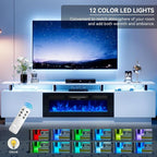 80" TV Stand & Media Console, Entertainment Center - Image 4