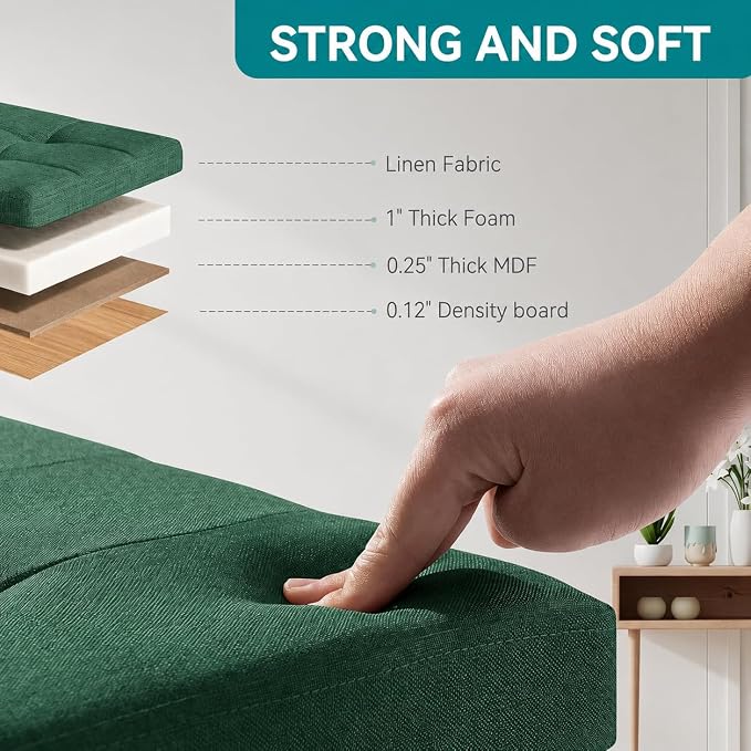 BRIAN & DANY Ottoman with Storage, Small Storage Ottoman - Image 4