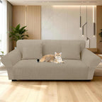 Loveseat Slipcover with 2 Pillow Cover - Image 7