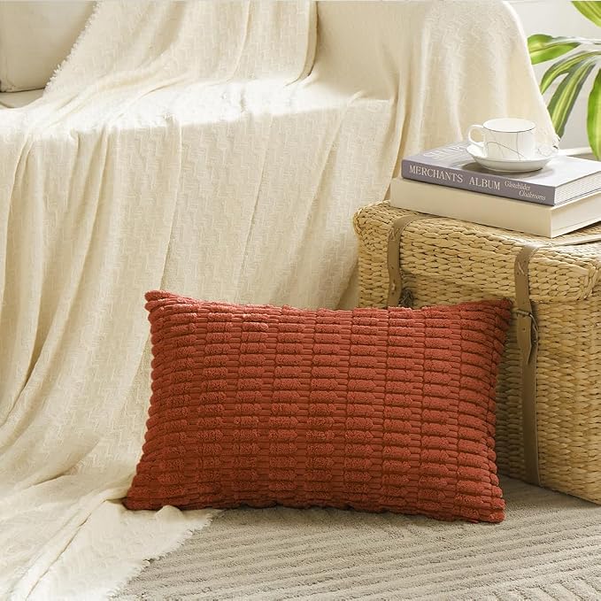 Fancy Homi 4 Packs Decorative Throw Pillow Covers - Image 2