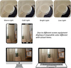 Chyhomenyc Taupe Sheer Curtains 108 Inches Long - Image 6
