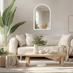 Arched Vanity Mirror for Wall, Decorative Rope Mirror for Bathroom, Living Room - Image 3