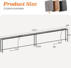 SUPERJARE 118.1 Inch Sofa Table - Image 2