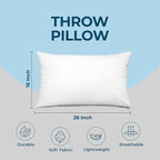 Utopia Bedding Throw Pillows, Decorative 16x26 Pillow Inserts - Image 4