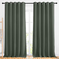 NICETOWN Blackout Curtains for Sliding Glass Door, Grommet Thermal Window by NICETOWN