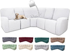 100% Waterproof Sectional Recliner Couch Covers by ROFASVCO
