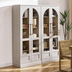 mopio Blake Tall Display Cabinet, Kitchen Buffet Pantry Cupboard, Trophy - Image 8
