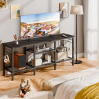 Furologee TV Stand for TVs up to 55 Inch, Entertainment Center - Image 7