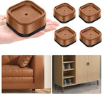 shouwuhho 4 Pack Furniture Risers Adjustable Bed Risers Heavy Duty Lifts Height - Image 8