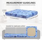 8PCS Patio Cushion Covers.Patio Furniture Couch SeatSlipcovers | Washable - Image 2