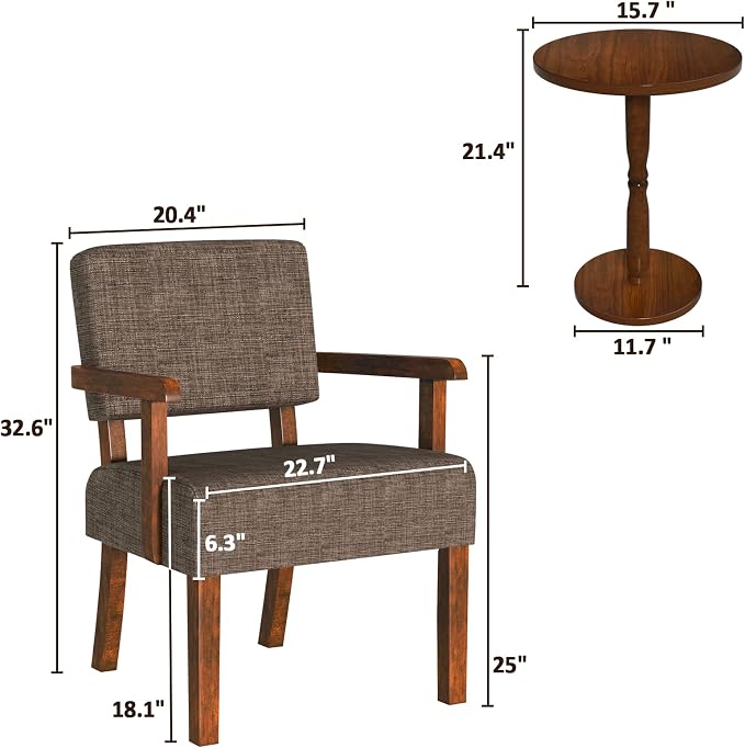 FAGAGA Accent Chair Set of 2 - Image 2