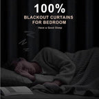 INOVADAY 100% Blackout Linen Curtains - Image 2