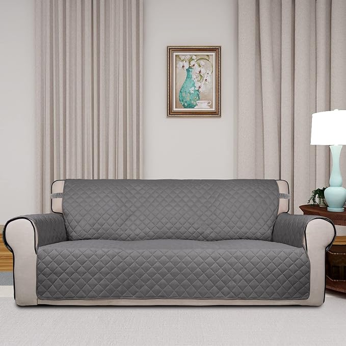 PureFit Reversible Quilted Sofa Cover Dog Couch Covers - Image 2