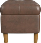Homepop Home Decor | Tufted Ainsley Button Storage Ottoman Bench - Image 4