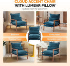 VINGLI Mid-Century Modern Cloud Accent Armchair - Image 8
