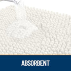 OLANLY Dog Door Mat for Muddy Paws 24x16, Super Absorbent Chenille Mud Mat | - Image 3