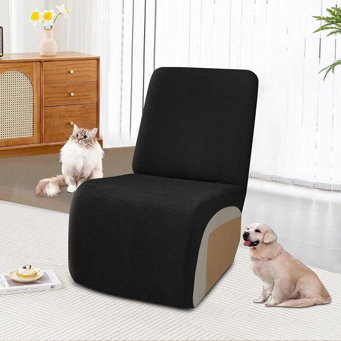 ALIECOM 100% Waterproof Recliner Sectional Couch Covers L Shape Stretch Corner - Image 2