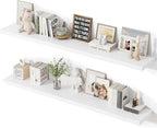 55 Inch Floating Shelves, 12 Inch Deep Floating Shelves by Unknown