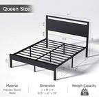 Easy to Assemble Queen Bed Frame - Image 2