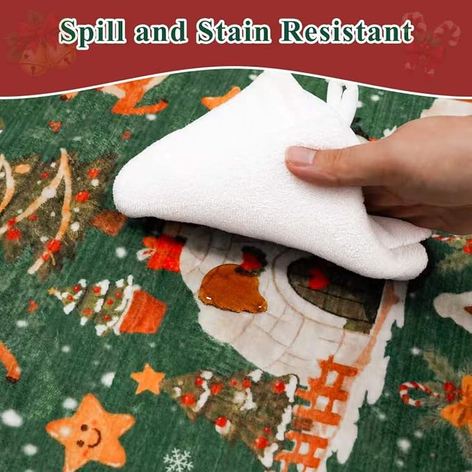 2x5 Christmas Runner Rug for Hallway - Image 7