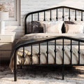 SHA CERLIN Queen Size Metal Platform Bed Frame by SHACERLIN