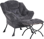 LITA Modern Accent Leisure Upholstered Sofa Chair, Lounge Reading Chair by LITA