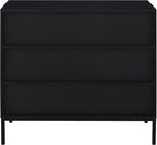 Coaster Home Furnishings Jess 2-Door Arched Fluted Glass Accent Cabinet Black - Image 8