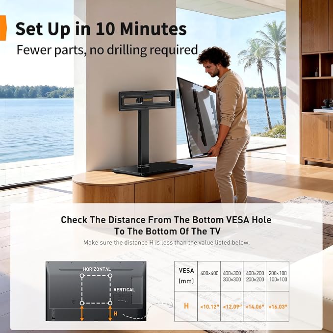 Perlegear Universal TV Stand - Image 6