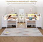 DICTAC Corner Twin Bed Frame - Image 9