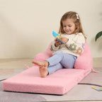 MOMCAYWEX Kids Sofa, Sherpa Couch - Image 5