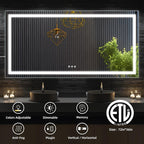 72x36 Inches LED Bathroom Mirror - Image 2