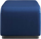 Modway EEI-6735-BLK-MID Koda Performance Velvet Waterfall Ottoman - Image 4