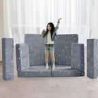 MeMoreCool 10-Piece Kids Couch, Modular Kids Sofa - Image 2
