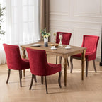 Modern Dining Chairs Set of 4, High Back Dining Chairs Side Chairs - Image 2
