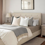 MIULEE Soft Decorative Chenille Pillow Covers Gray 18x18 Pack of 4 | Minimalist - Image 7