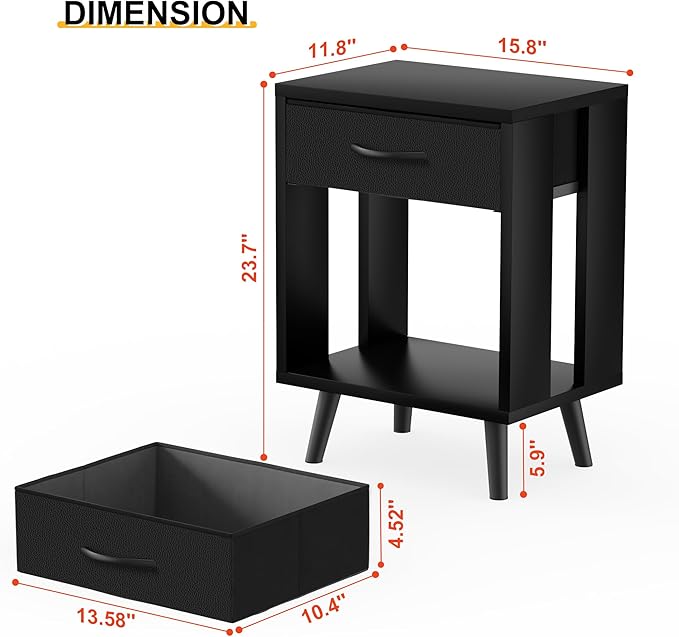 GYIIYUO Nightstands Set of 2 - Image 3