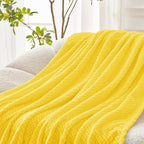 Exclusivo Mezcla Large Waffle Fleece Throw Blanket - Image 6