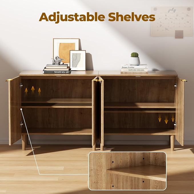 Sideboard Buffet Storage Cabinet - Image 3
