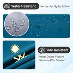 Waterproof Outdoor Cushion Covers, Stretch Patio Slipcovers | UV Resistant - Image 3