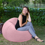 Realspring Inflatable Bean Bag Chairs Outdoor Blow up Camping Chairs Inflatable - Image 5