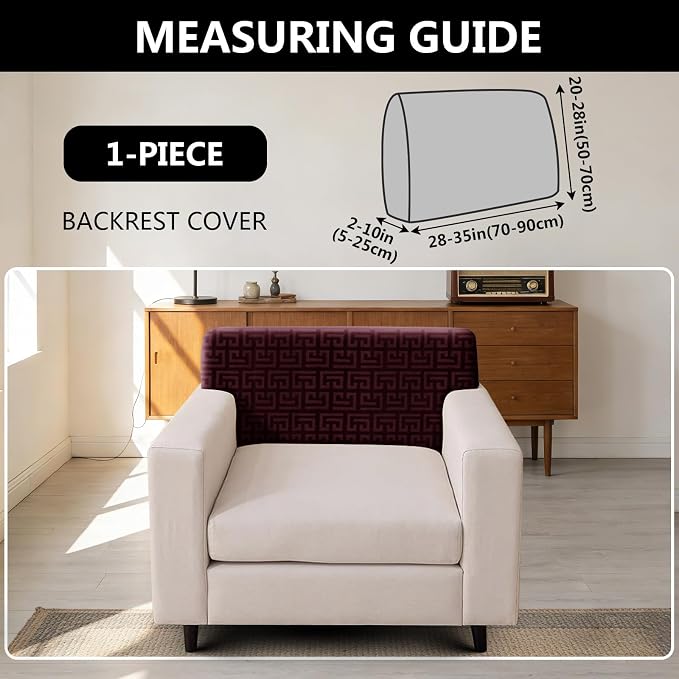 UNBBRRL Stretch Couch Backrest Cushion Cover - Image 2