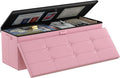 DocSafe Storage Ottoman Bench, Fireproof＆Waterproof Folding Bench by DocSafe