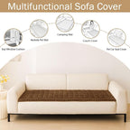 Couch Cover for Dogs, Washable Non Slip Plush Flannel Sofa Protector | Thick - Image 3