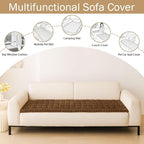 Couch Cover for Dogs, Washable Non Slip Plush Flannel Sofa Protector | Thick - Image 3