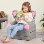 MOMCAYWEX Kids Sofa, Sherpa Couch - Image 5